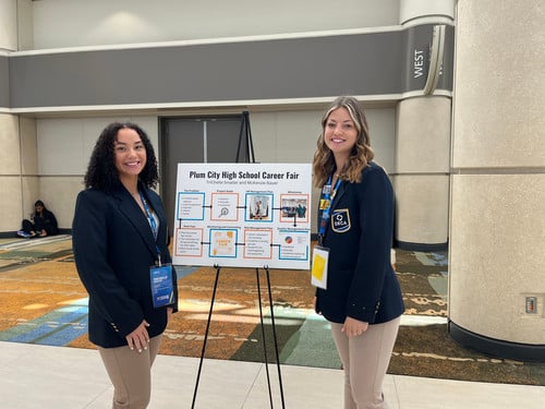 TriChelle and Kenzie present their project in Florida!
